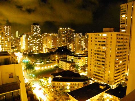 Honolulu At Night Favorite Places Places San Francisco Skyline