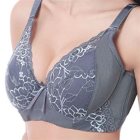 Buy Female Underwear Large Breast Push Up Bra Minimizer Deep V Thick Cotton