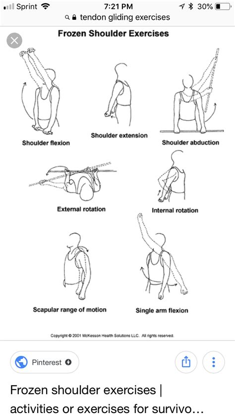 Pin By Christine Zook On Shoulder Rom Frozen Shoulder Exercises