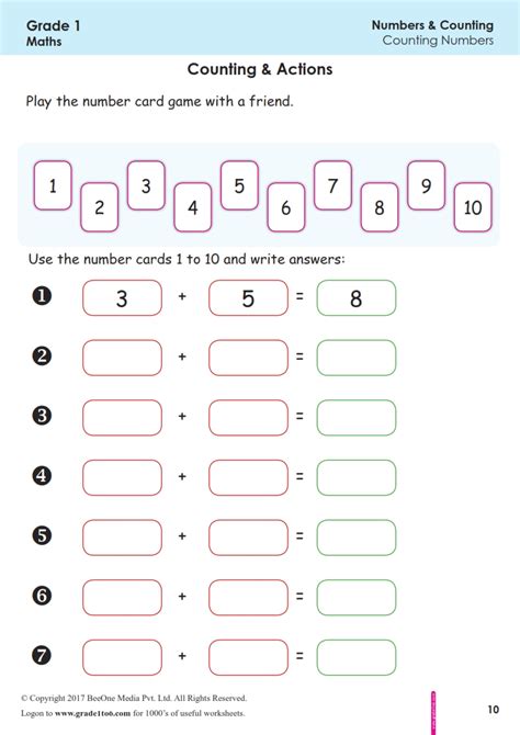 One of the best teaching strategies employed in most classrooms today is worksheets. Free Math Worksheets for grade 1|class1|IB |CBSE|ICSE|K12 and all curriculum
