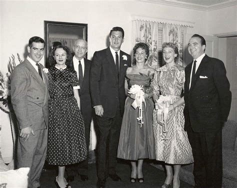 Rock Hudson S Wedding Day November From Left To Right Jim Matteoni And His Wife