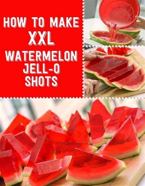 How To Make Xxl Watermelon Jell O Shots Home Design Garden