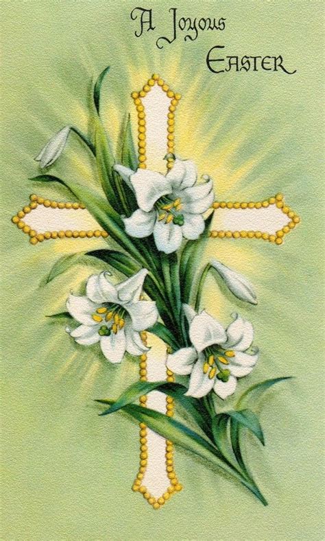 Vintage Easter Card By Yearningtree On Etsy Celebrations Easter