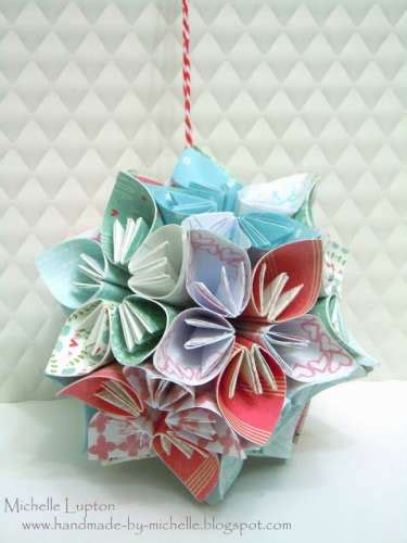 Project Origami Ornament Stamping