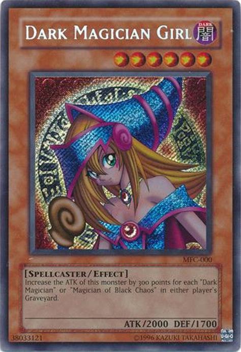 Yugioh Magicians Force Single Card Secret Rare Dark Magician Girl Mfc