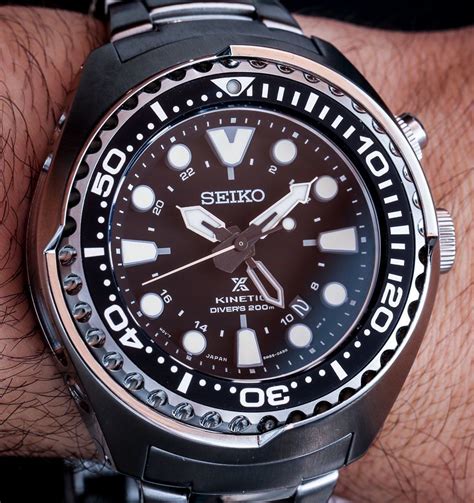 Seiko Prospex Kinetic Gmt Divers 200m Watch Hands On Ablogtowatch