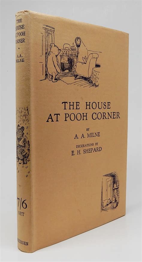 The House At Pooh Corner By Milne A A Near Fine Cloth 1928 1st