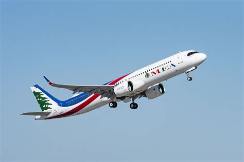 Middle East Airlines Mea Receives Its First Airbus A321neo Lara