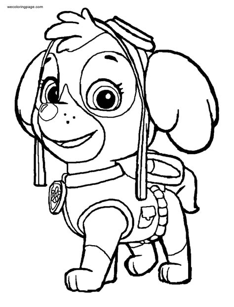 ️skye Everest Paw Patrol Coloring Pages Free Download
