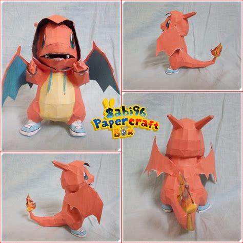 Papercraft Pokemon Charmander