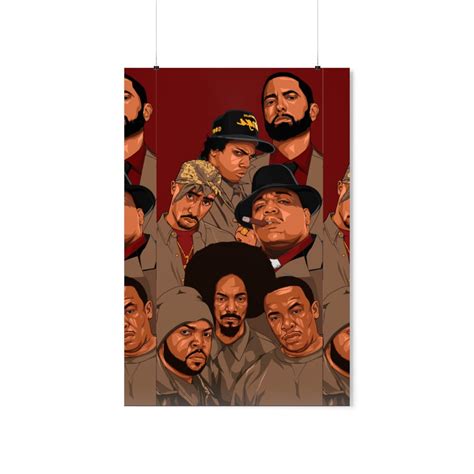 Legendary Rappers Premium Matte Vertical Posters Etsy