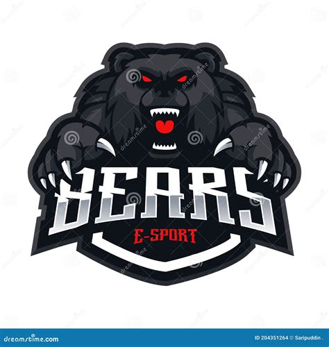 Bear Esports Logo Stock Vector Illustration Of Club 204351264