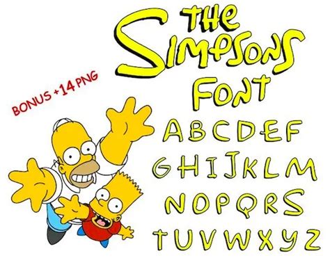 Simpsons Font Free Download In 2023 Free Handwritten Script Fonts Lettering