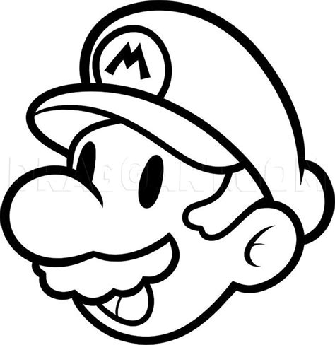 How To Draw Mario Easy Step By Step Drawing Guide By Dawn Dragoart
