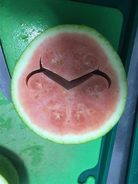 This Watermelon Looks Like It Has A Mustache Rmildlyinteresting