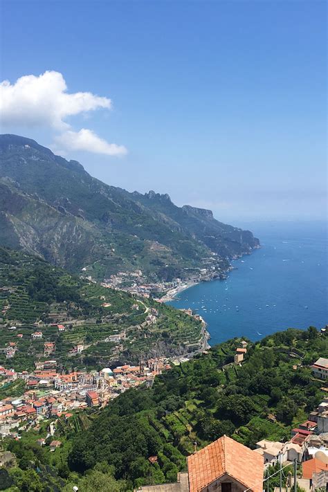 Stunning Amalfi Coast View From Ravello Italy In 2020 Amalfi Coast