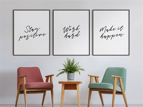 office wall art inspirational print for office decor etsy