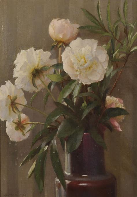 William Logsdail 1859 1944 British Still Life Of Flowers