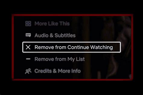 How To Remove Movies From Netflix S Continue Watching Row