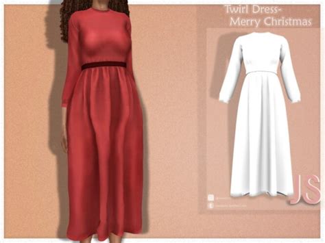 Twirl Dress By Javasims At Tsr Sims 4 Updates
