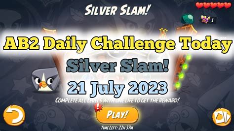 Angry Birds Ab Daily Challenge Today Silver Slam Rooms Youtube