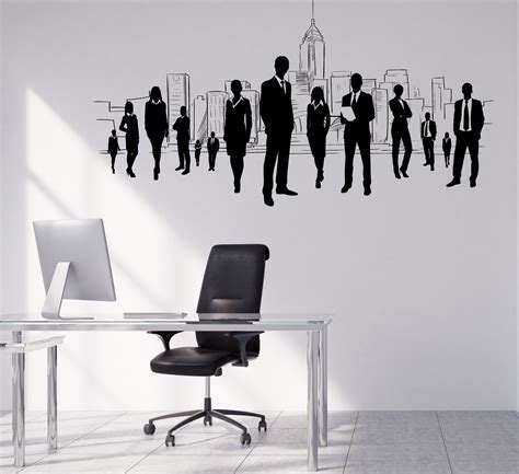 Wall Vinyl Decal Team Business Work Teamwork Office Interior Decor