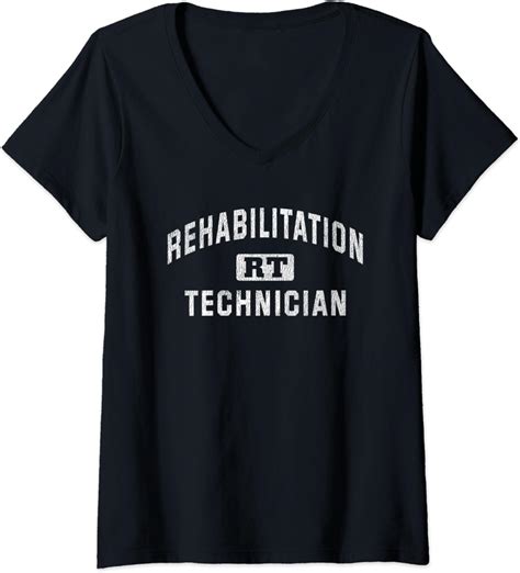 Womens Rehab Tech T Rehabilitation Technician V Neck T