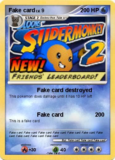 This video will teach you how to make a pokemon card, (ex) at home, hope you enjoy it. Pokémon Fake card 4 4 - Fake card destroyed - My Pokemon Card