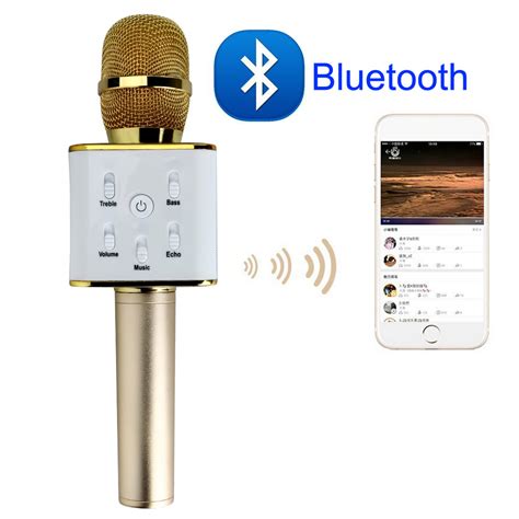 Q7 Wireless Bluetooth Handheld Microphone Hifi Speaker Stereo Player