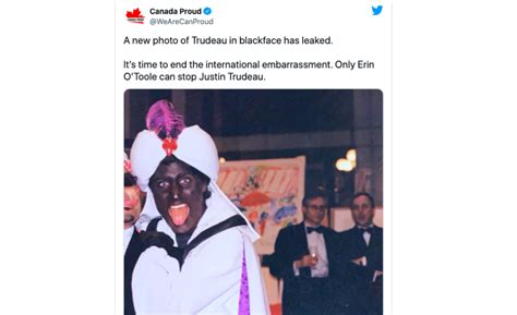 New Photo Of Justin Trudeau In Blackface Released On Eve Of Election