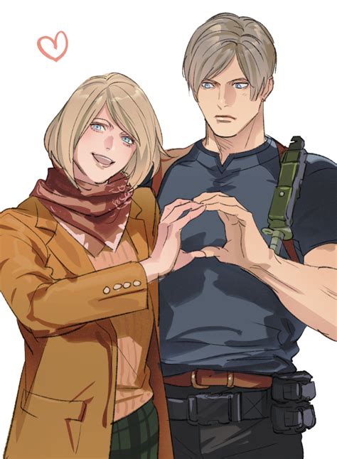 Leon S Kennedy And Ashley Graham Resident Evil And 2 More Drawn By Tatsumi Psmhbpiuczn