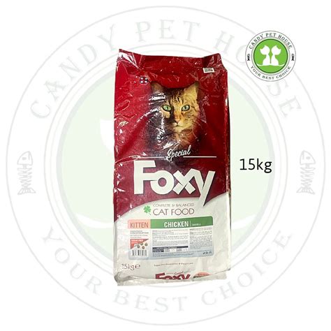 Foxy Kitten Chicken Cat Food 15kg Big Shopee Malaysia