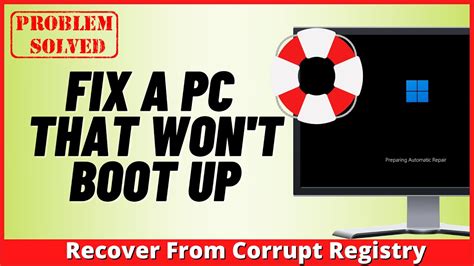 How To Fix A Pc That Wont Boot Up Youtube