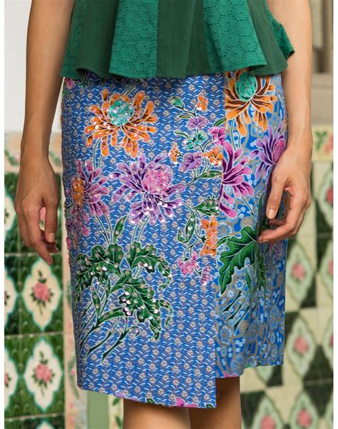 Aria Sequin Batik Skirt