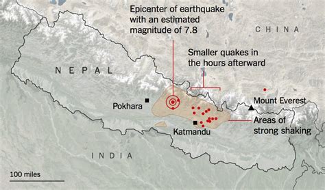 massive 7 8 earthquake hits nepal avalanche on mount everest 10 people buried alive 800 dead