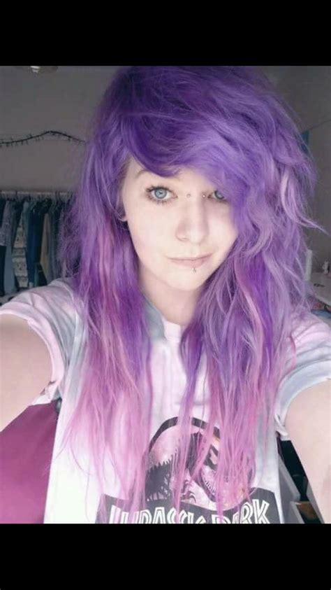 Purple Hair Hair Styles Emo Hair Alternative Hair