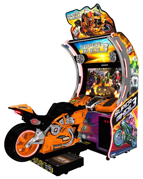 Super Bikes 3 Motorcycle Arcade Racing Video Amusement Event Rental