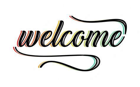Welcome Letter Clipart Png Images Welcome Clipart Colorful Clip Art