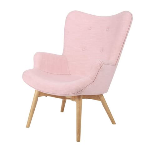 Workshopofforms 5 out of 5 stars (80) £ 395.28. Fabric vintage armchair in pink Iceberg | Maisons du Monde
