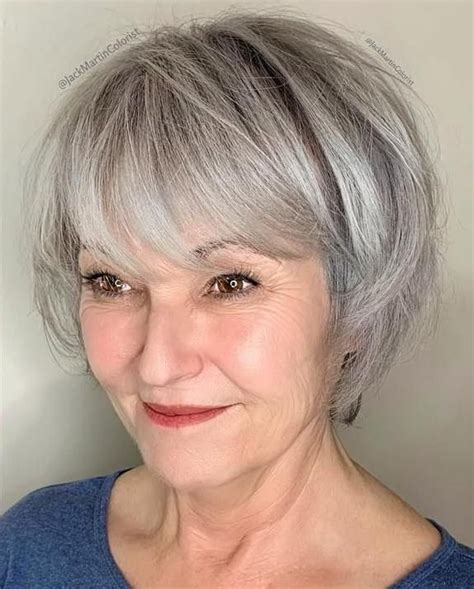 For added interest, try lowlights. 35 Gray Hair Styles to Get Instagram-Worthy Looks in 2020 ...