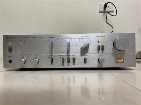 technics su v7 stereo integrated dc amplifier 綜合擴大機 日本製造~ 耳機及錄音音訊設備 音樂播放裝置 mp3及cd 播放器在旋轉拍賣