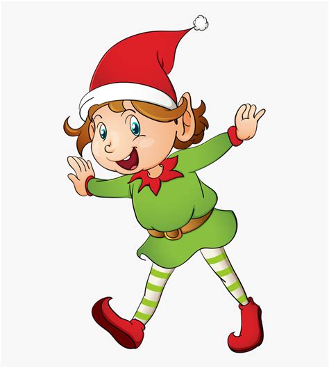 Beautiful Elf Clipart Png Animated Clipart Christmas Elf Free