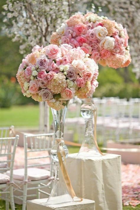 Check out the wide variety of vases, jars, pails and buckets that you can. Clear Trumpet Floral Vase Wedding Centerpiece | eBay