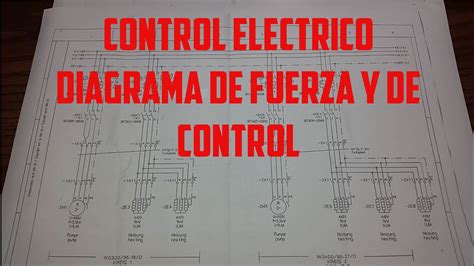 Control Eléctrico Diagrama De Fuerza Y De Control Youtube