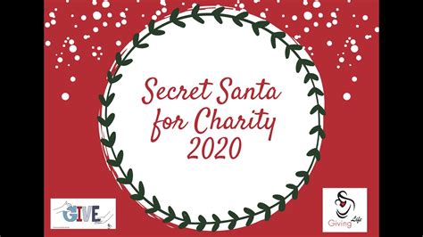 Secret Santa For Charity Event Youtube