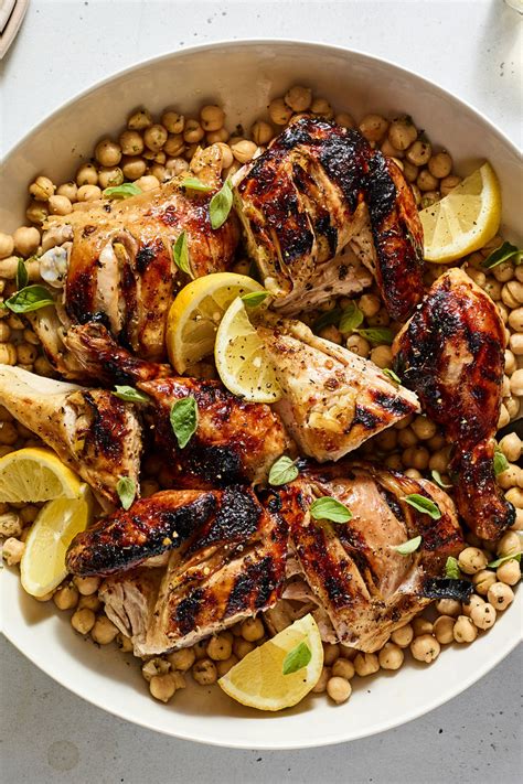 grilled spatchcocked chicken with honey chile and lemon recipe recipe in 2020 nyt cooking