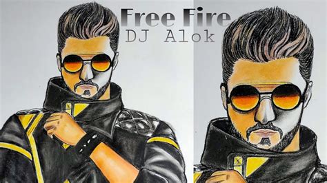1280 x 720 jpeg 95 кб. Free Fire character DJ Alok drawing - YouTube
