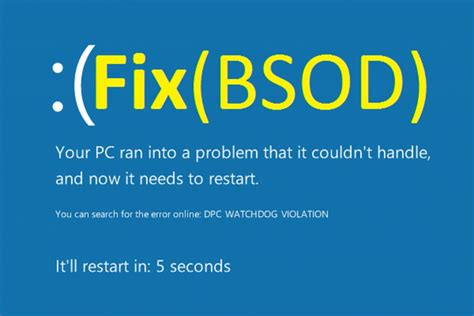 3 Quick Ways To Fix Blue Screen Of Death Bsod Error