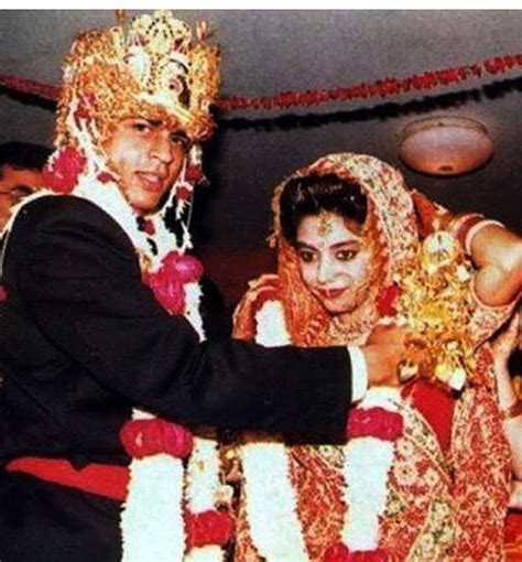 1991 10 Shah Rukh Khan And Gauri Khan Wedding