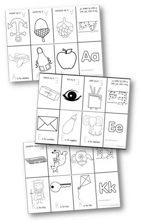 FREE Alphabet Book Printable | Alphabet mini book, Preschool alphabet